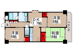 クレスト吉岡の物件間取画像